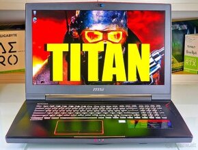 Herný notebook MSI TITAN GT75 | 17,3" 120Hz | GTX 1070+BATOH