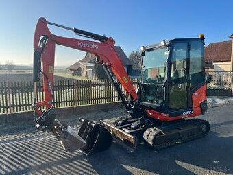 Minibagr Kubota KX030-4 hyd.svahovka+podkopy, 3t