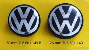 Volkswagen 70 a 76 MM stredové krytky