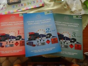 3 knihy Odborná spôsobilosť vodiča nákladnej dopravy