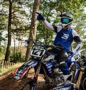 Predám shot čierno modrý komplet pre enduro