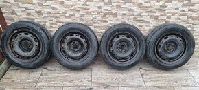 Predám letnu sadu  5x100 r14 ,Hankook 185/60 r14 letné