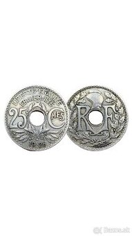 (M.2025.197.) Predám 25 centimov 1926 Francúzko