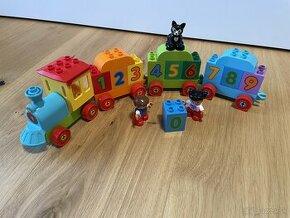 Lego Duplo Vlacik s cislami + Moja prva skladacka - 1