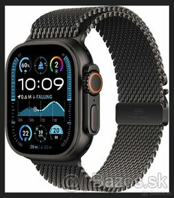 Apple Watch Ultra 2 49 mm Čierny titán