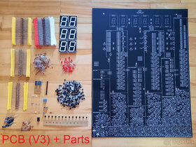 Velke tranzistorove hodiny - DIY stavebnica alebo poskladane