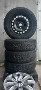 Plechove disky 5x112 r17 zimne pneu 215/65 r17 - 1