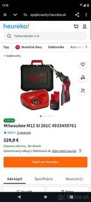 MILWAUKEE M12 SI-201C aku pájkovačka