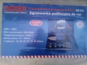 Polyfúzna zváračka na plastové rúry 2850W / Boxer