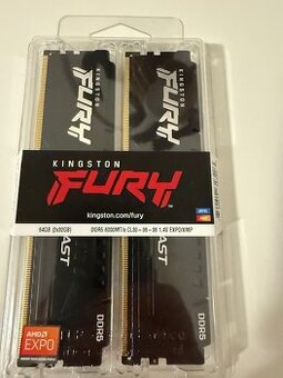 Kingston FURY Beast/ DDR5/ 64GB/ 6000MHz-AMD+INTEL