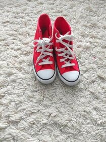 Converse kotníkové neónovo oranžové