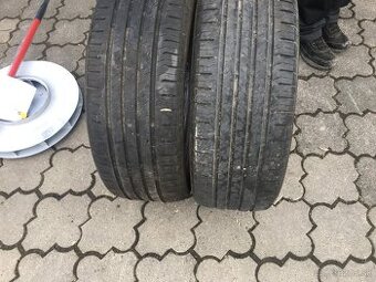 Letné continentál 215/55 r17 , 2 ks.