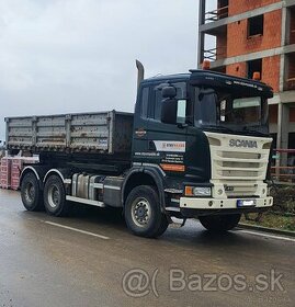 Predám SCANIA G410, 6x6, hakovy nosic kontajnerov