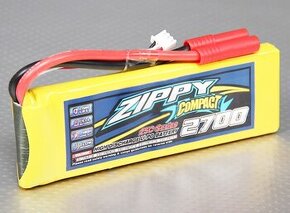 Lipo ZIPPY 2700mAh 2S 25C NOVÉ