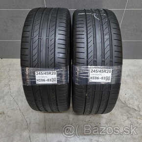 Letné pneumatiky 245/45 R20 CONTINENTAL