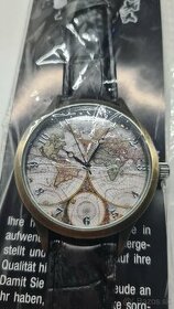 Zberateľské hodinky na ruku - mapa zeme - 1