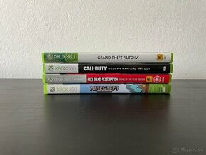 rozpredám hry na Xbox 360 (Minecraft, GTA IV a Call of Duty)