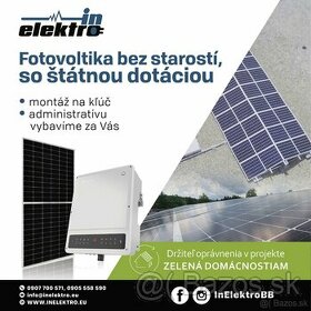 Fotovoltika bez starostí so štátnou dotáciou