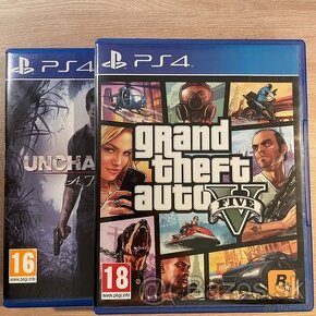 GTA V + Uncharted 4 (PS4)