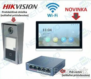 Videovrátnik Hikvision DS- KIS604-S s novým typom monitora