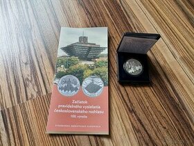 10 euro 2023 Slovensko PROOF Československý rozhlas - 1