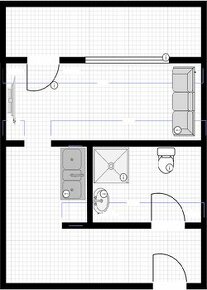 NA PREDAJ garsónka o výmere 21,6m2, Lipany