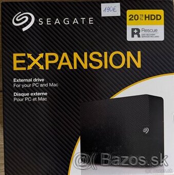 Predám nový SEAGATE EXPANSION DESKTOP