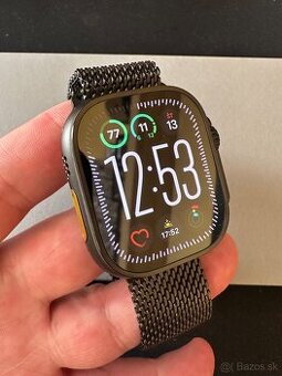 predám /vymením Apple Watch Ultra 2 titanium milaneese loop - 1