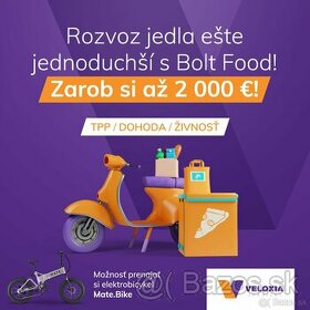 Kuriér - rozvozca jedál BoltFood