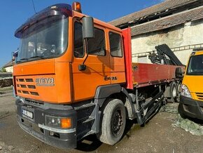 Man-steyr s hydraulickou rukou hiab 195-4