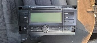 Autoradio škoda, CD menič na 6 cd, rámik