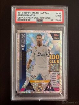 Futbalová karta - Sergio Ramos/PSA 9