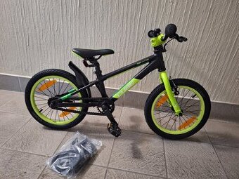 Predám detský bicykel 16kola Cube zeleno cierny