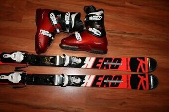 Rossignol Hero , drevene jadro 130 cm lyže - 1