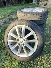 Škoda disky Teron 5x112 R17 + Fulda SportControl 225/45