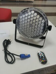 Led par reflektor RGBW 60led na diaľkové ovládanie, dmx - 1