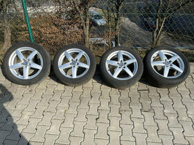 Originál alu disky Volkswagen 5x112 R17 + zimné pneu