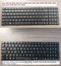 Klavesnice na Asus K53, K53U, K53B, K53Z // A556, K556, X556