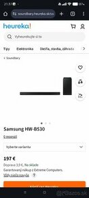 Samsung soundbar hw b530 vymenim