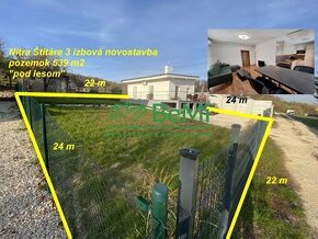 Novostavba 3 izbový rodinný dom pozemok 539 m2 Nitra Štitáre