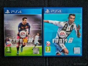 FIFA 16 a FIFA 19 PS4 (CZ)