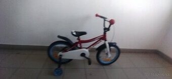 Predám bicykel Alpina štartér 16" kolesa+ pomocné. Servisov