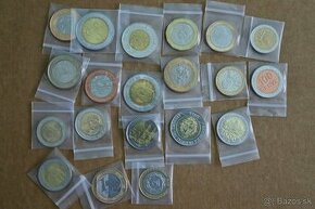 UNC bimetalové mince svet (20 ks, 16 krajín) - 1