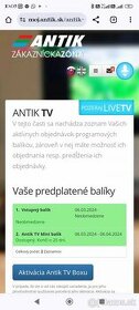 Prístup k iptv ANTIK