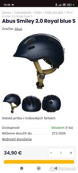 Detská prilba Abus 50-55cm