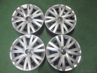 R16 plechové disky + puklice volkswagen golf rozteč 5x112 - 1