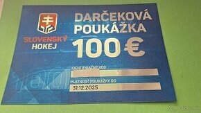 Predam darčekova poukažka v hodnote100 eur