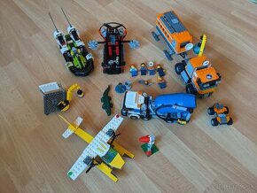 Lego City 60035, 7990, 3178 a Lego Racers 8899