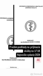 Podklady na prijímačky LF UK 2024