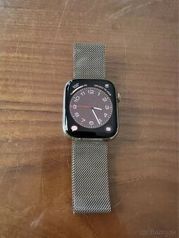 Apple Watch 8 45mm Zlatý milánsky ťah - LIMITED EDITION